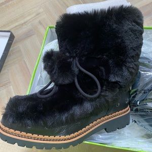 Sam Edelman Blanche Fur Boots NWB 7.5